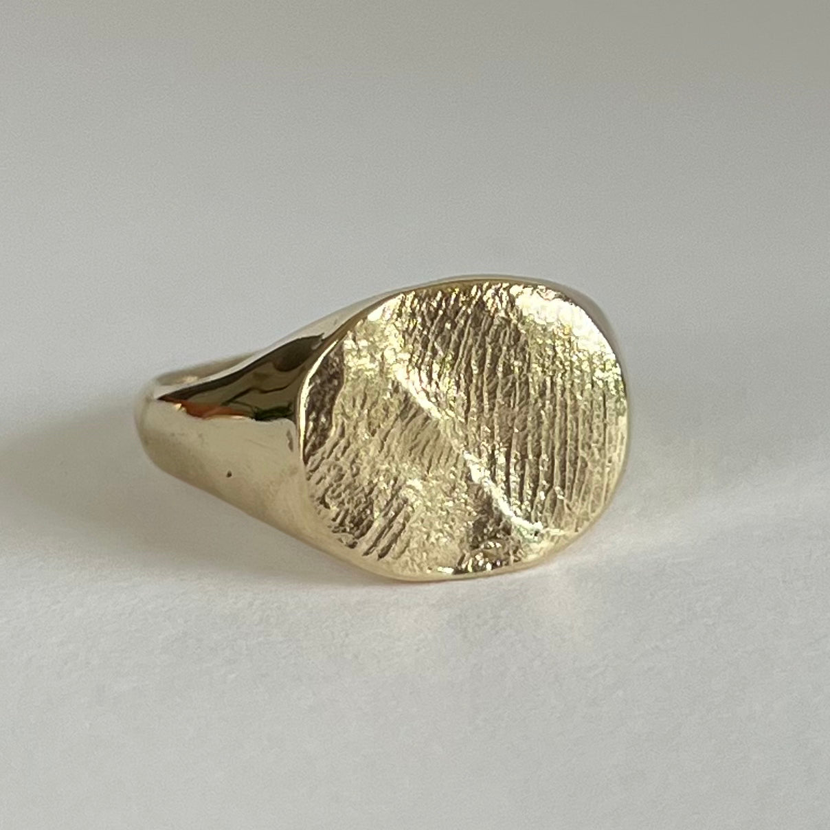 Imprint Signet Ring ~ Gold